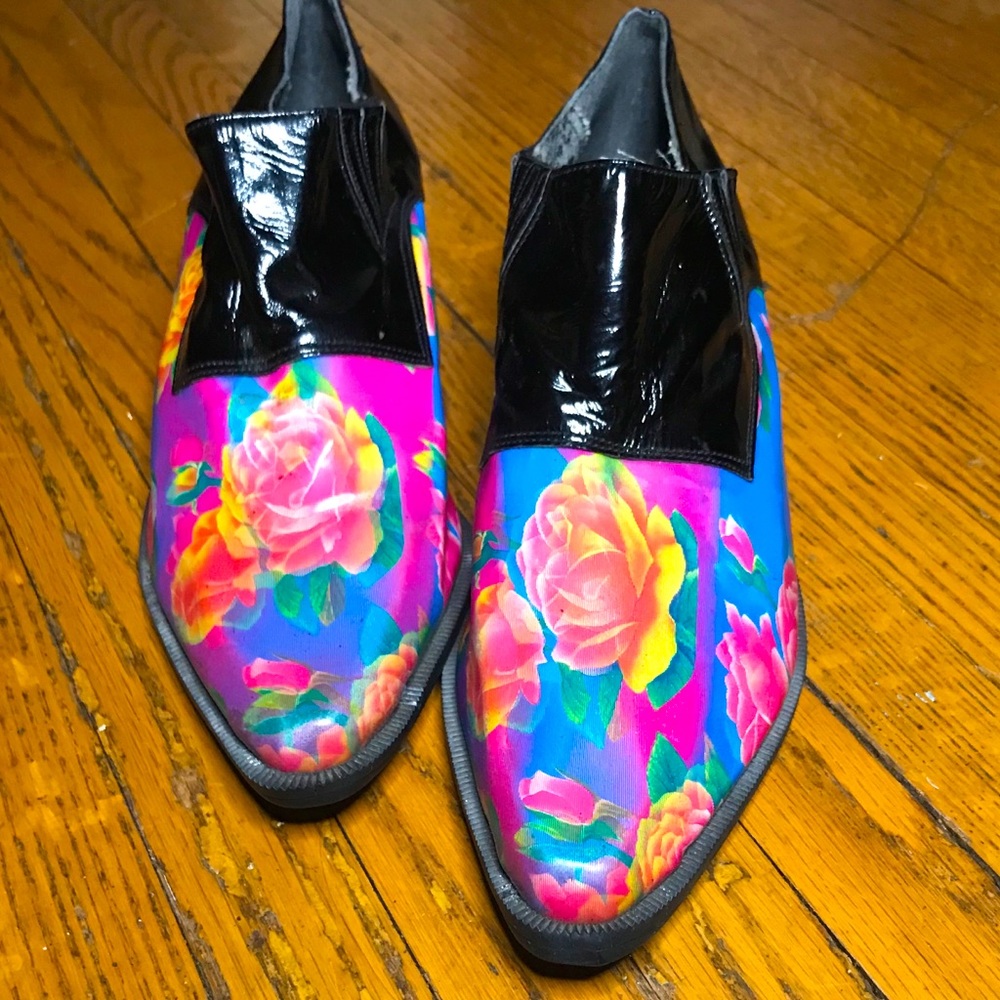 Vintage Steve Madden Floral Iridescent Western - Picture 3 of 6